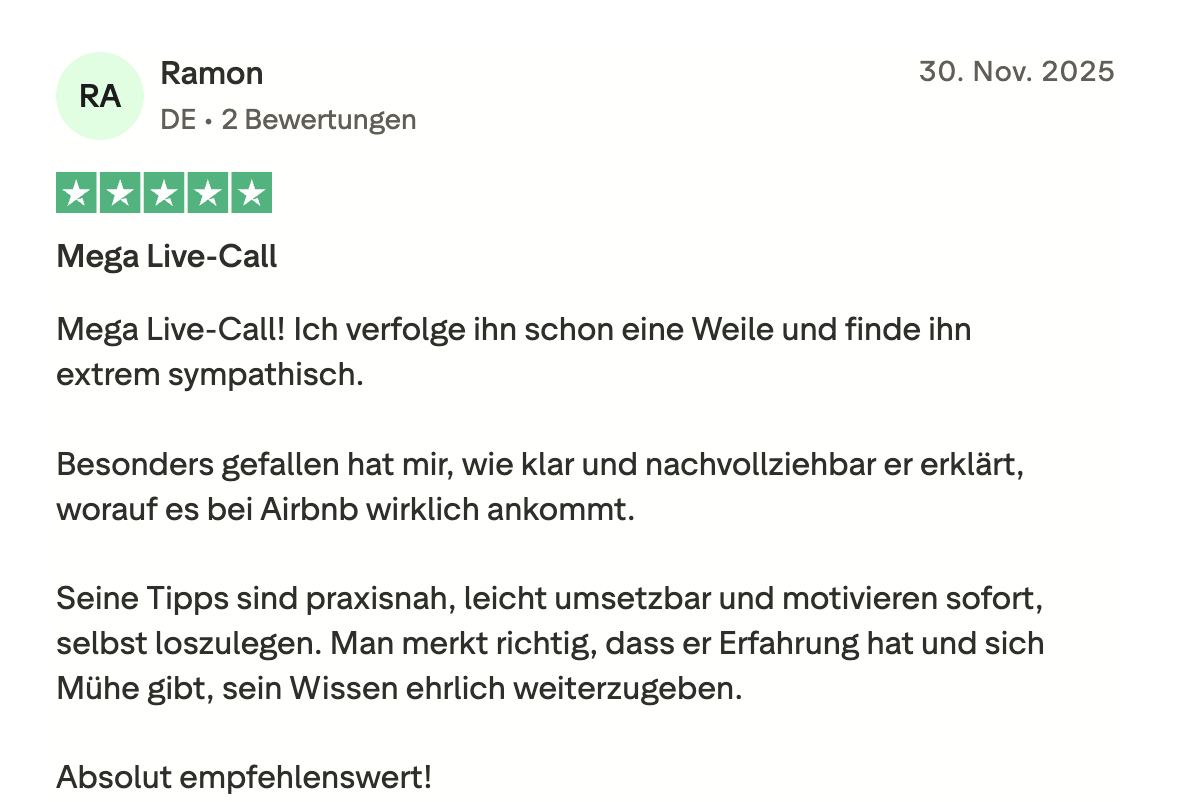 Trustpilot Bewertung 3